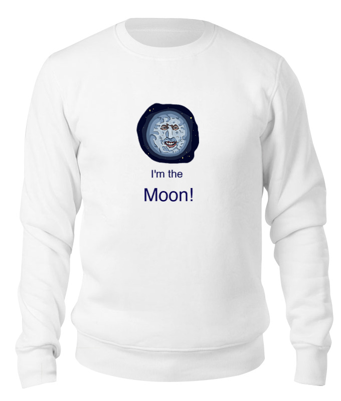 Printio Свитшот унисекс хлопковый Луна из mighty boosh printio футболка wearcraft premium луна из mighty boosh