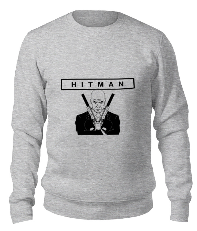 Printio Свитшот унисекс хлопковый Hitman