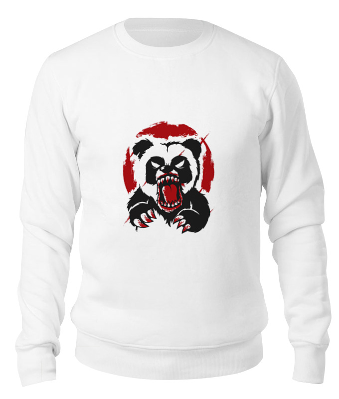 printio детская футболка классическая унисекс разъярённая панда Printio Свитшот унисекс хлопковый Разъярённая панда
