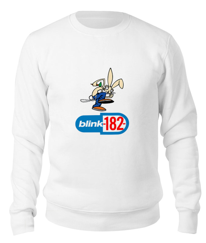 Printio Свитшот унисекс хлопковый Blink-182 rabbit printio футболка классическая blink 182 rabbit