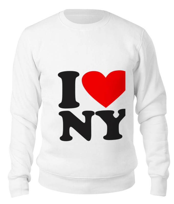 Printio Свитшот унисекс хлопковый I love ny