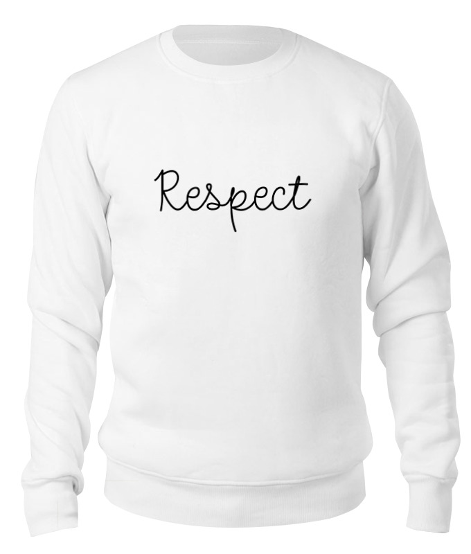 Printio Свитшот унисекс хлопковый Respect