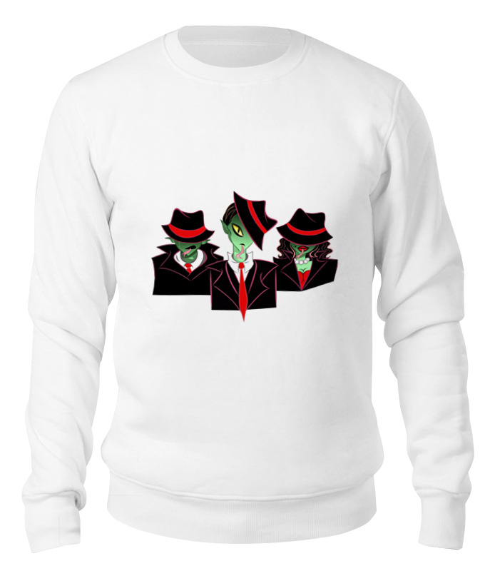 Printio Свитшот унисекс хлопковый Рептилоиды