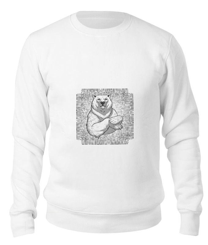 Printio Свитшот унисекс хлопковый Polar bear