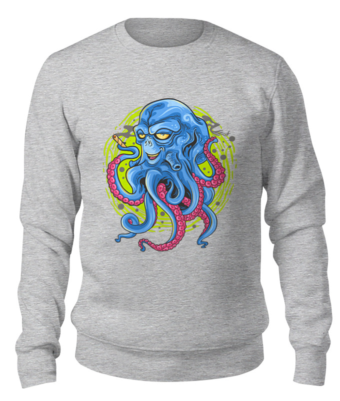 Printio Свитшот унисекс хлопковый Octopus