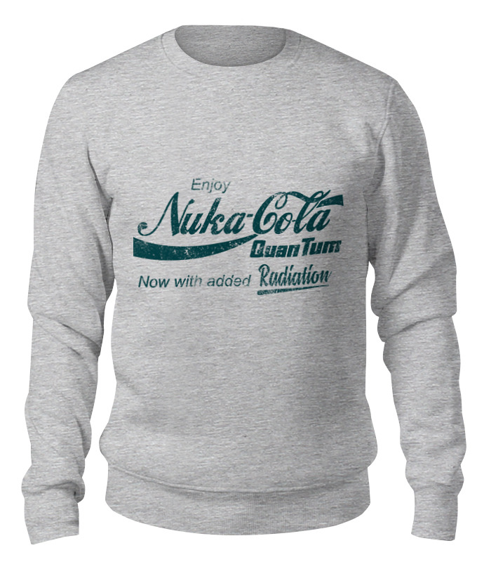 Printio Свитшот унисекс хлопковый Nuka-cola quantum. fallout printio толстовка wearcraft premium унисекс nuka cola quantum fallout