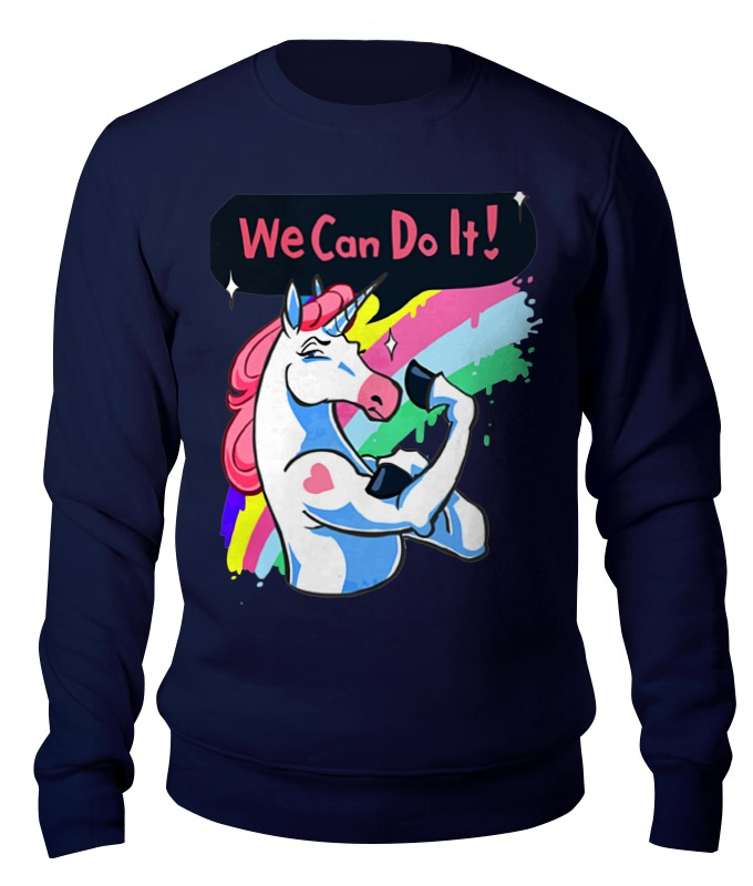 Printio Свитшот унисекс хлопковый We can do it! printio детская футболка классическая унисекс we can do it unicorn