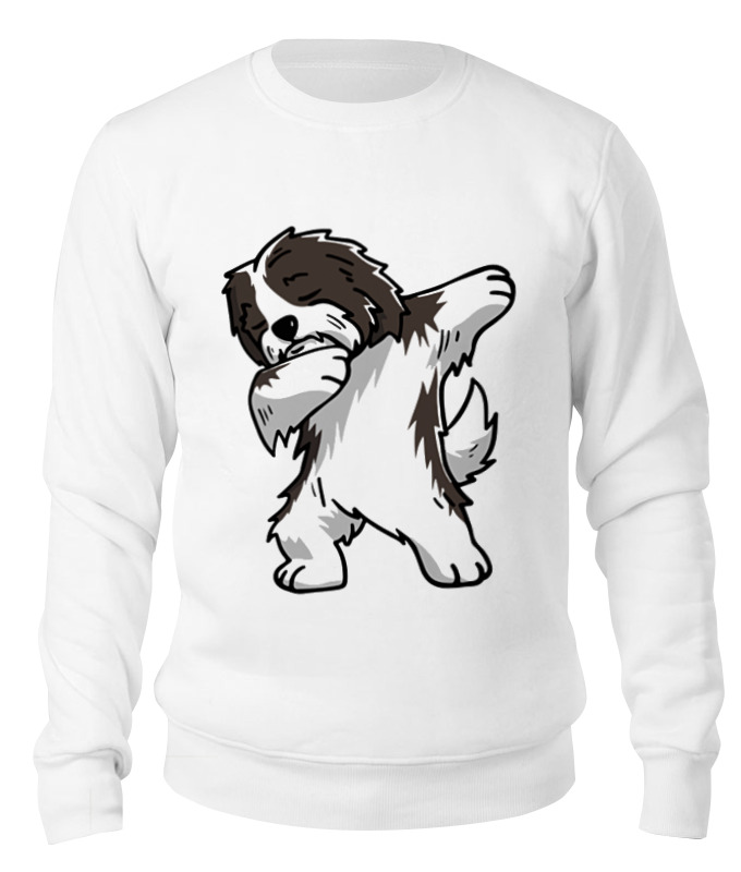 Printio Свитшот унисекс хлопковый Собака танцует дэб printio детская футболка классическая унисекс собака танцует дэб