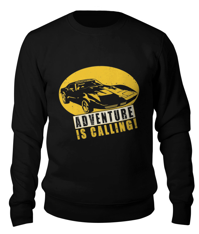 Printio Свитшот унисекс хлопковый Приключения зовут