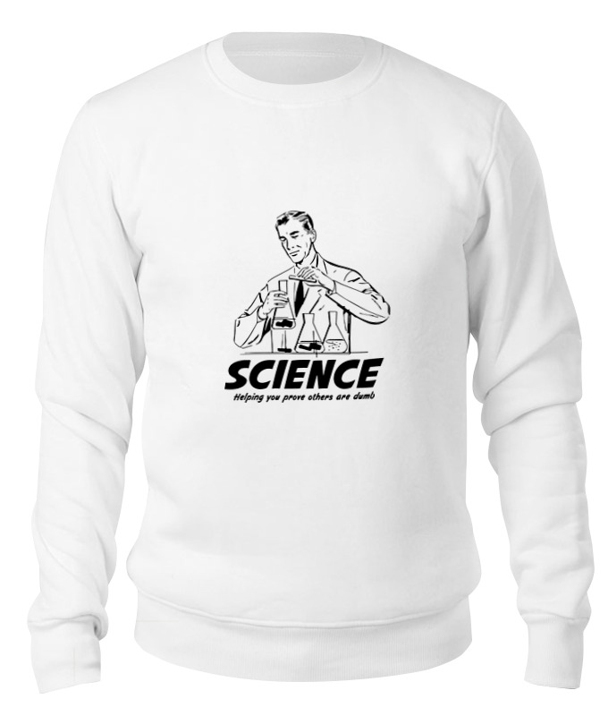 Printio Свитшот унисекс хлопковый Наука