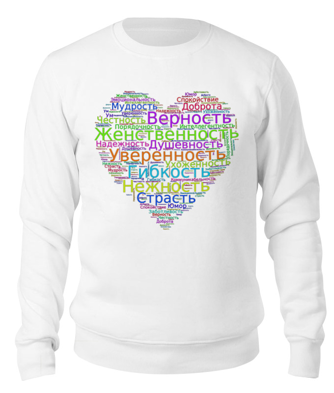 Printio Свитшот унисекс хлопковый Каких женщин ищут мужчины