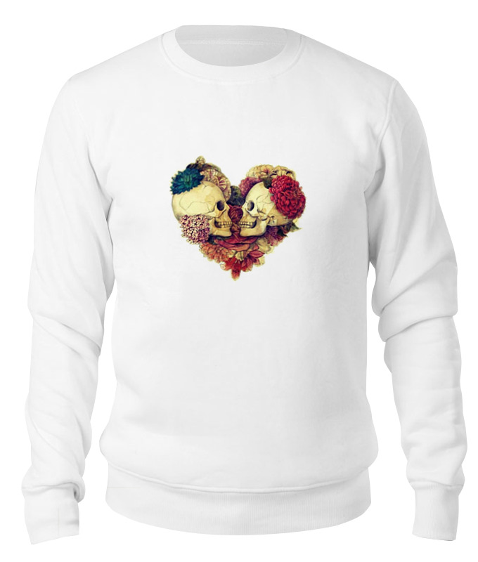 Printio Свитшот унисекс хлопковый Skull art