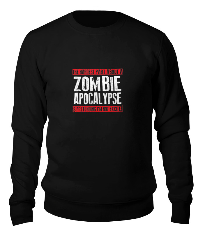 Printio Свитшот унисекс хлопковый Zombie apocalypse printio футболка классическая zombie apocalypse