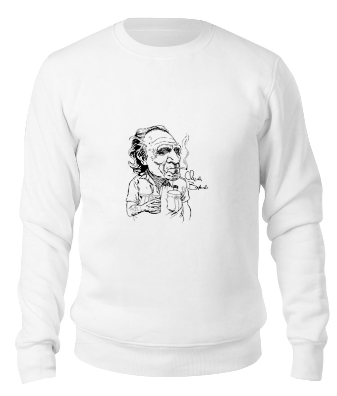 Printio Свитшот унисекс хлопковый Чарльз буковски(charles bukowski) printio толстовка wearcraft premium унисекс чарльз буковски charles bukowski