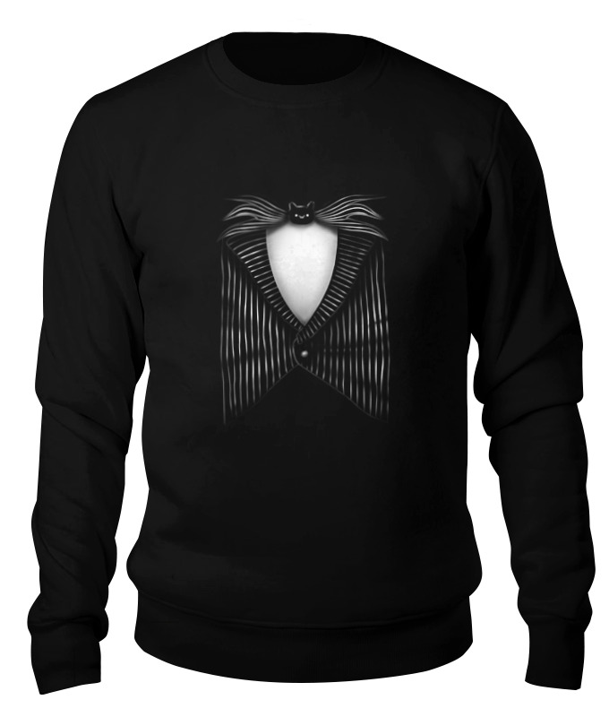 Printio Свитшот унисекс хлопковый Хэллоуин смокинг