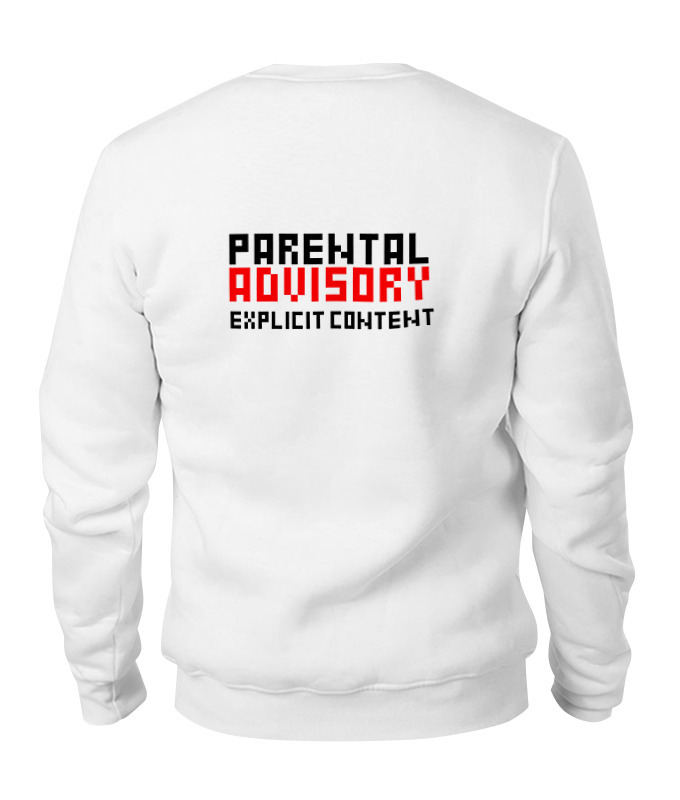 Printio Свитшот унисекс хлопковый Parental advisory explicit printio футболка wearcraft premium parental advisory explicit