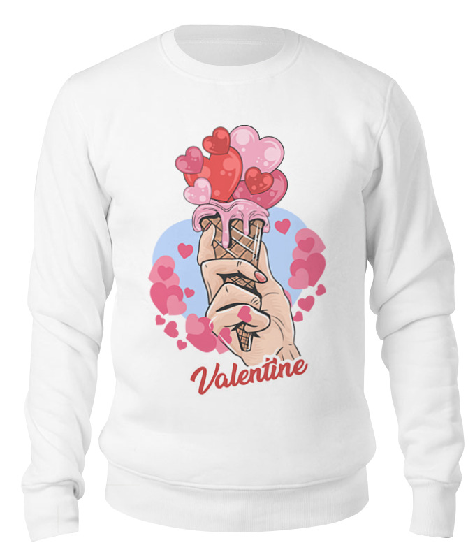 Printio Свитшот унисекс хлопковый Valentine's day