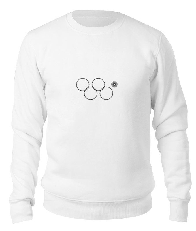 Printio Свитшот унисекс хлопковый Олимпийские кольца в сочи 2014