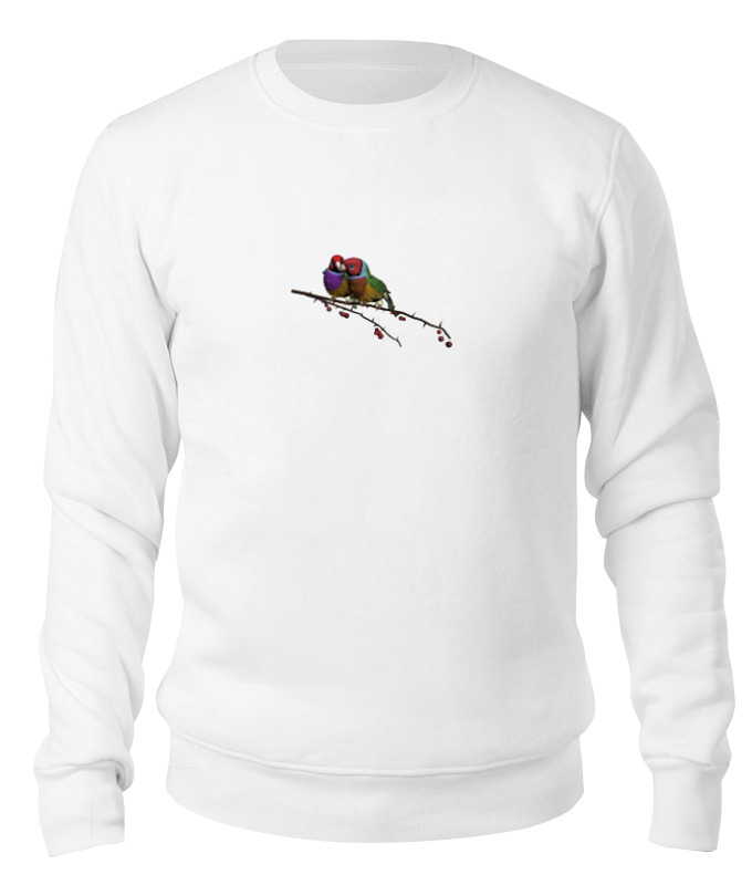 Printio Свитшот унисекс хлопковый Попугайчики-неразлучники printio футболка классическая попугайчики неразлучники