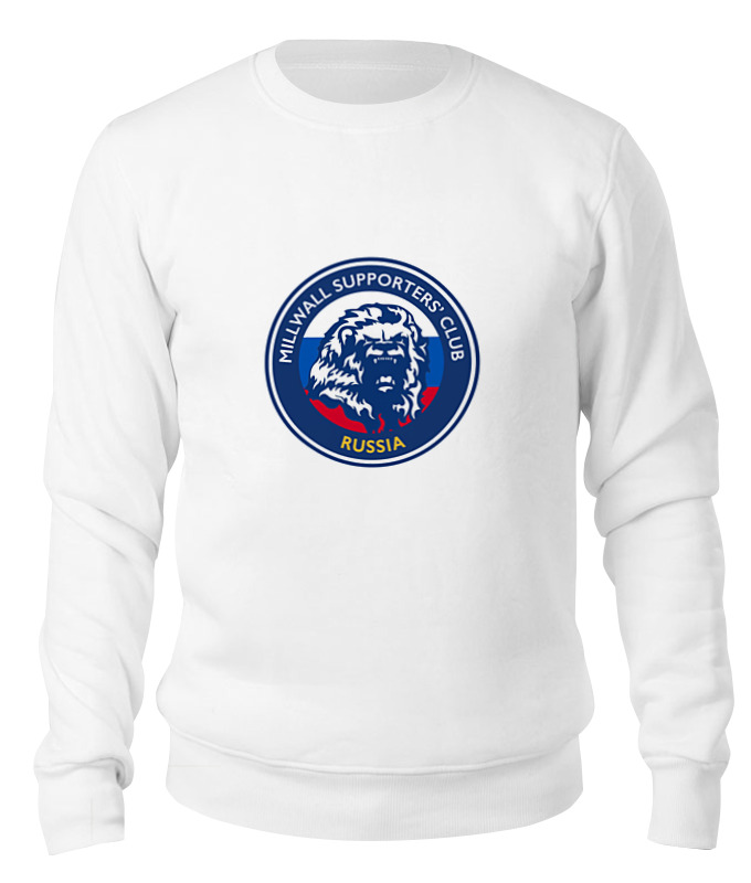 Printio Свитшот унисекс хлопковый Millwall msc russia двусторонняя худи printio флаг 150×100 см millwall russian lions banner