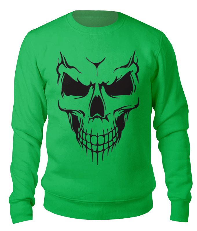 Printio Свитшот унисекс хлопковый Череп