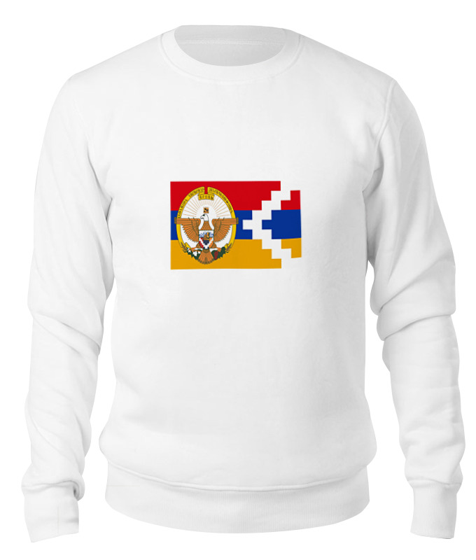 Printio Свитшот унисекс хлопковый Карабах арцах флаг нагорного карабаха с гербом 70х105 см