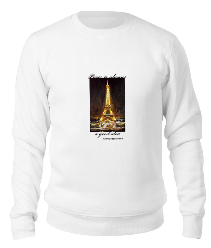 Printio Свитшот унисекс хлопковый Париж