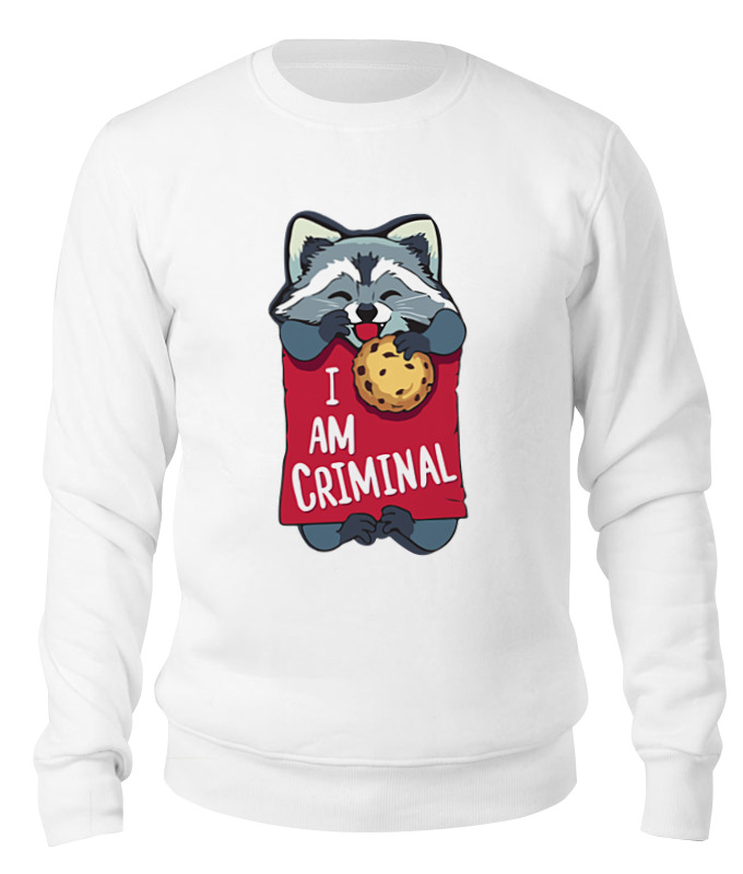 Printio Свитшот унисекс хлопковый I am criminal printio футболка для собак i am criminal