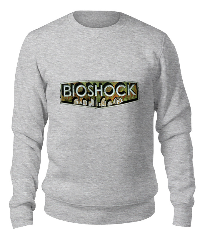 printio свитшот унисекс хлопковый bioshock logo Printio Свитшот унисекс хлопковый Bioshock