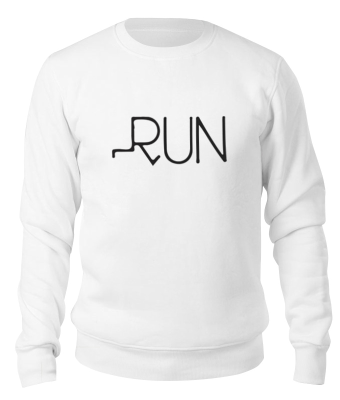 Printio Свитшот унисекс хлопковый Run - беги printio детская футболка классическая унисекс run беги