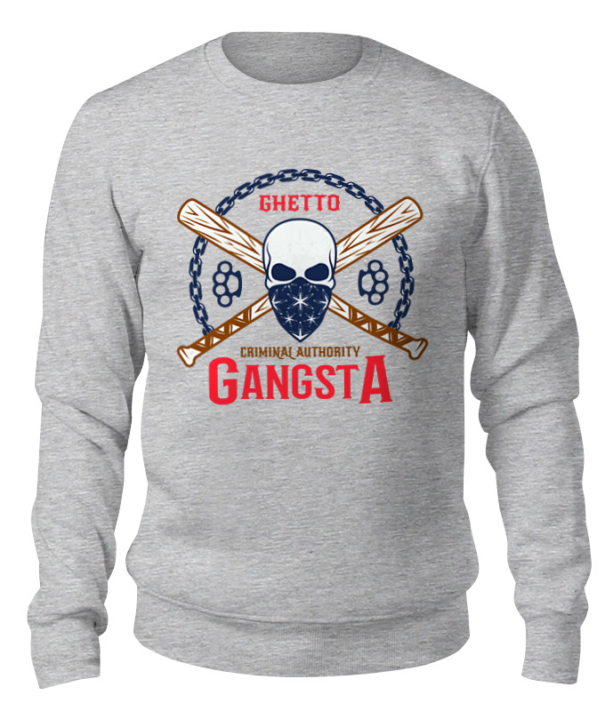 Printio Свитшот унисекс хлопковый Gangsta
