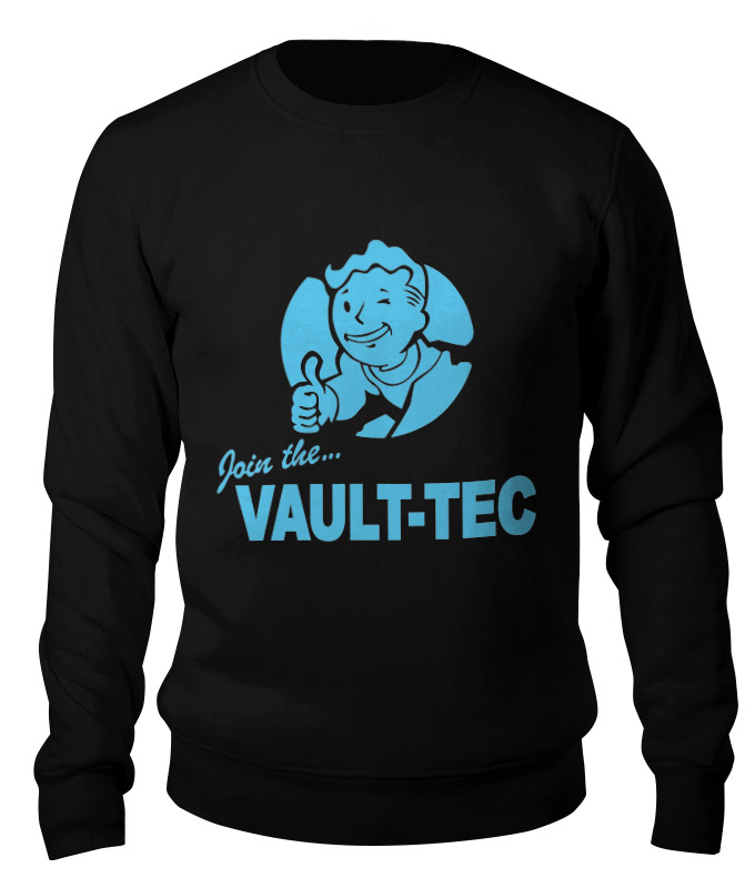 Printio Свитшот унисекс хлопковый Fallout vault-tec