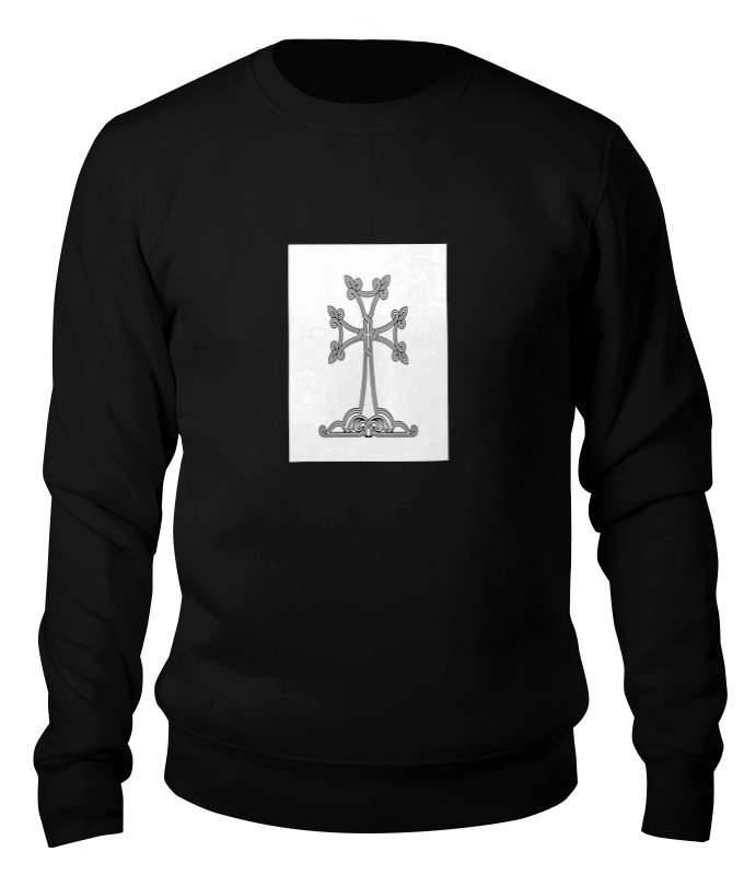 Printio Свитшот унисекс хлопковый Армянский крест