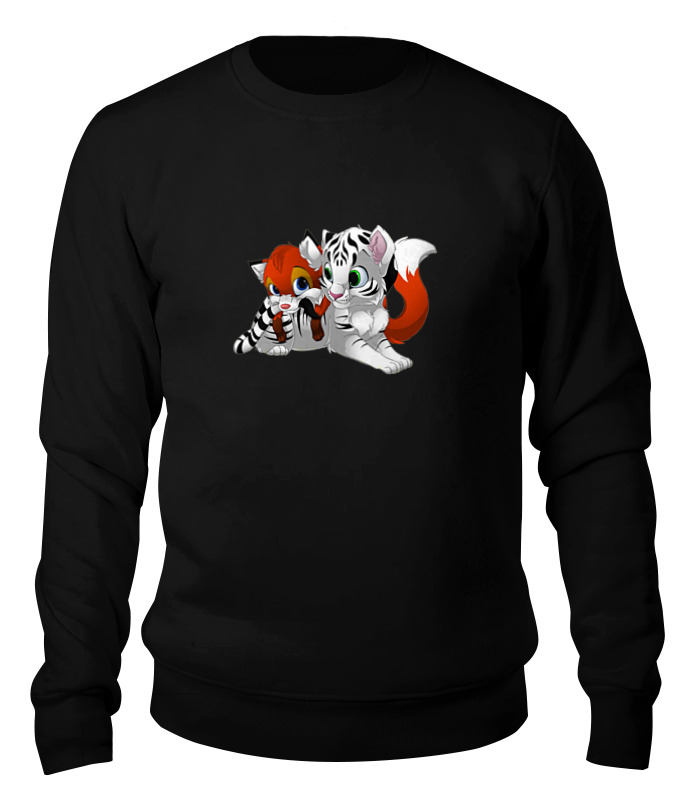 Printio Свитшот унисекс хлопковый Тигрята