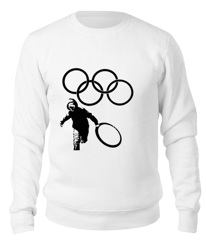Printio Свитшот унисекс хлопковый кольца олимпиады printio свитшот унисекс хлопковый символ олимпиады 80