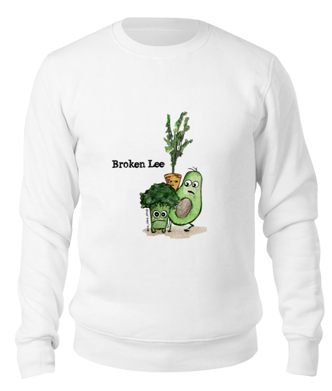 printio футболка классическая вroken lee овощи its idea shop Printio Свитшот унисекс хлопковый Вroken lee (овощи @its_idea_shop)