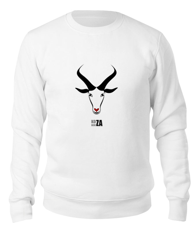 Printio Свитшот унисекс хлопковый Коза-дереза. символ 2015 printio футболка wearcraft premium slim fit коза дереза символ 2015