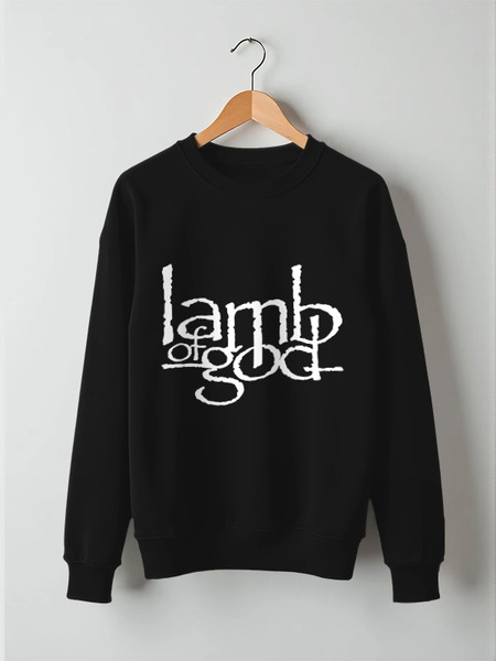 Заказать свитшот в Москве. Свитшот унисекс хлопковый Lamb of God от whisperingofsnake  - готовые дизайны и нанесение принтов.