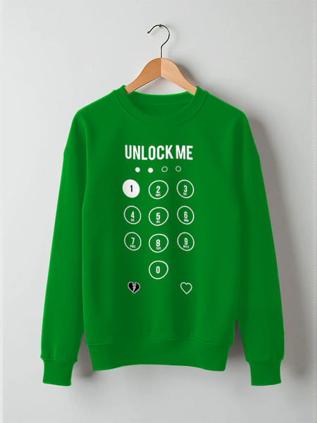 Заказать свитшот в Москве. Свитшот унисекс хлопковый Unlock Me! от kolmakov.andrey@gmail.com - готовые дизайны и нанесение принтов.