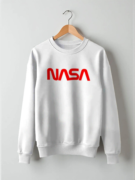 Заказать свитшот в Москве. Свитшот унисекс хлопковый NASA  от DESIGNER   - готовые дизайны и нанесение принтов.