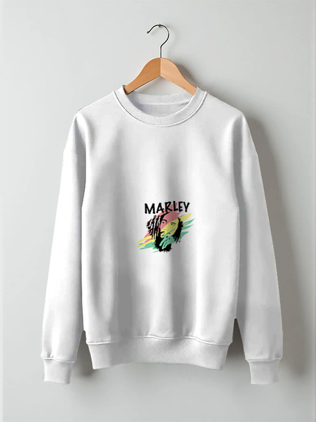 Заказать свитшот в Москве. Свитшот унисекс хлопковый MARLEY от gent777 - готовые дизайны и нанесение принтов.