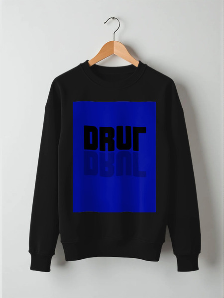 Заказать свитшот в Москве. Свитшот унисекс хлопковый DRUГ SQUAD  от dburtsaev@mail.ru - готовые дизайны и нанесение принтов.