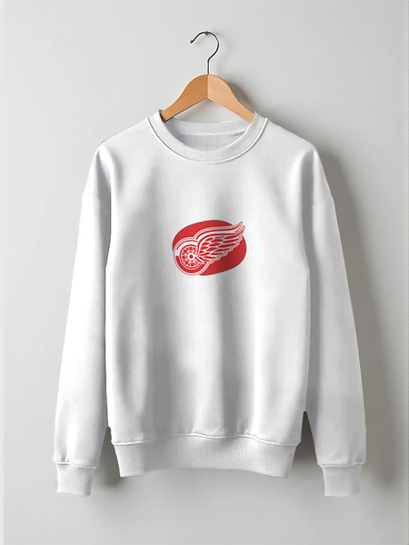 Заказать свитшот в Москве. Свитшот унисекс хлопковый Detroit Red Wings / NHL USA от KinoArt - готовые дизайны и нанесение принтов.