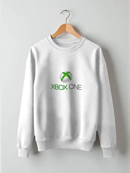 Заказать свитшот в Москве. Свитшот унисекс хлопковый Xbox One от game-fan - готовые дизайны и нанесение принтов.