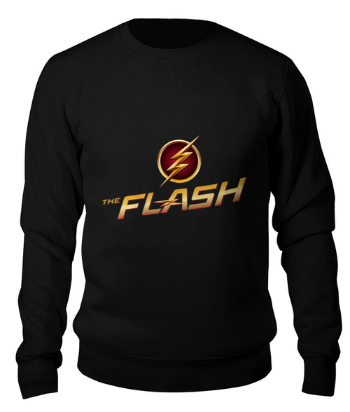 Заказать свитшот в Москве. Свитшот унисекс хлопковый Flash  от T-shirt print  - готовые дизайны и нанесение принтов.