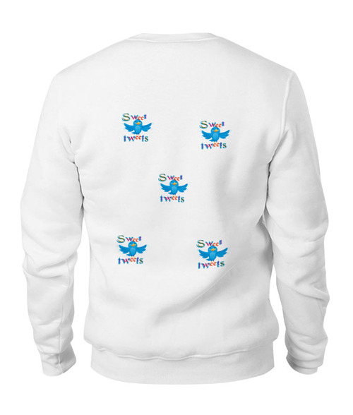 Заказать свитшот в Москве. Свитшот унисекс хлопковый Sweet tweets от meland - готовые дизайны и нанесение принтов.