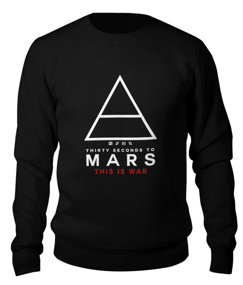 Заказать свитшот в Москве. Свитшот унисекс хлопковый 30 Seconds to Mars от geekbox - готовые дизайны и нанесение принтов.