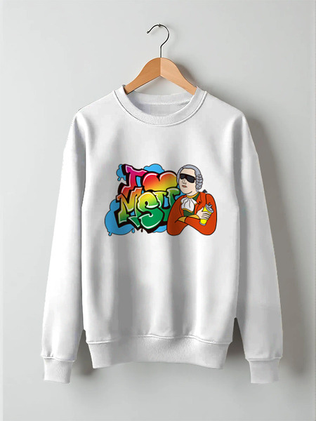 Заказать свитшот в Москве. Свитшот унисекс хлопковый Т2 I Love MSU (Bright) от AR Print - готовые дизайны и нанесение принтов.