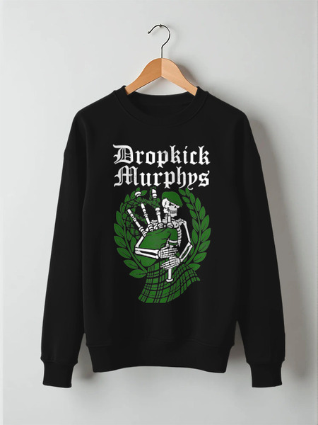 Заказать свитшот в Москве. Свитшот унисекс хлопковый Dropkick Murphys от geekbox - готовые дизайны и нанесение принтов.