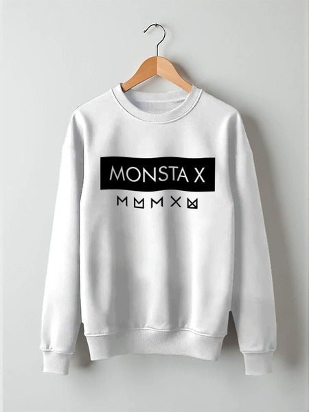 Заказать свитшот в Москве. Свитшот унисекс хлопковый Monsta X от geekbox - готовые дизайны и нанесение принтов.